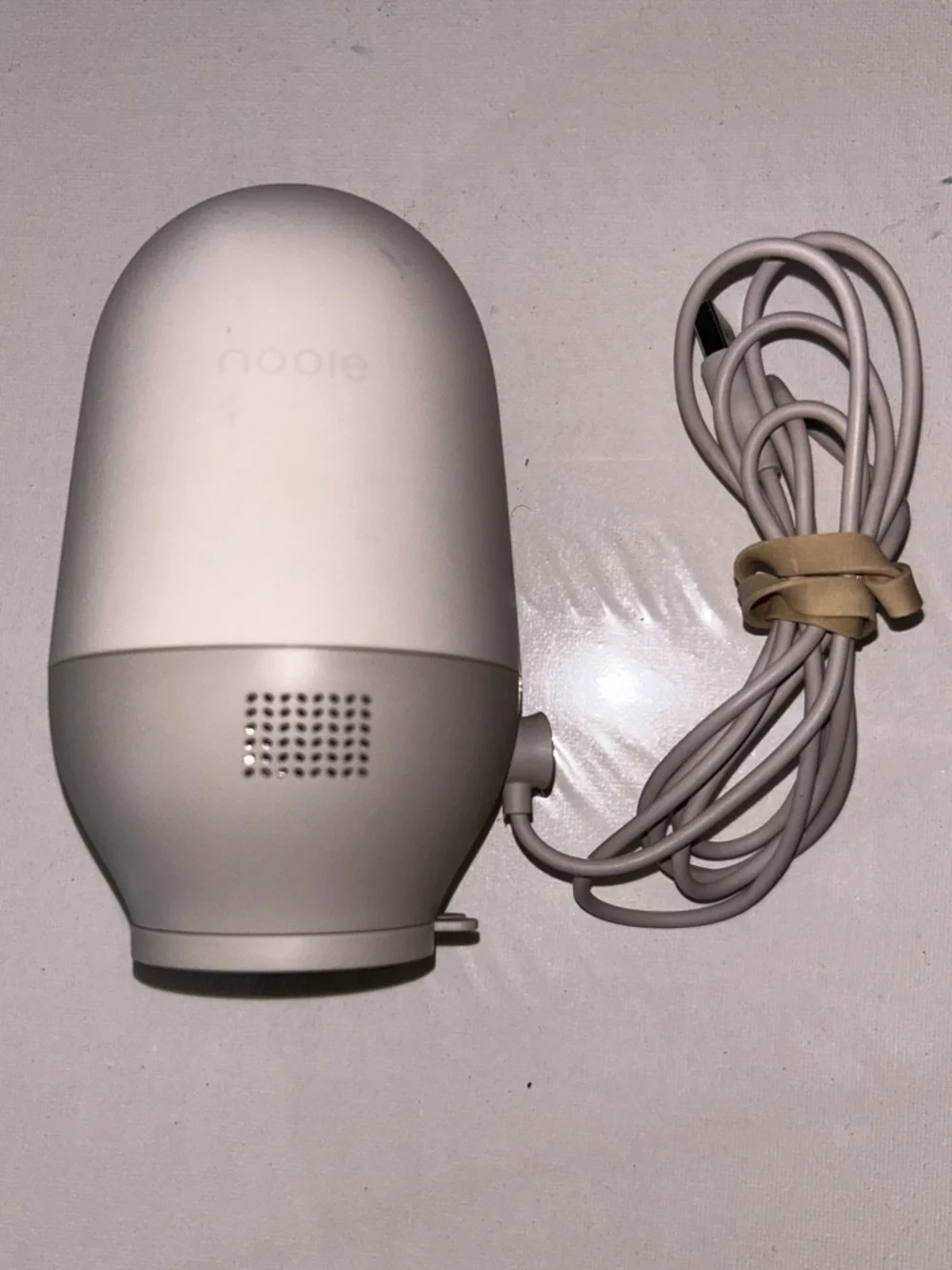Nooie Cam 360 Compact White 1080p Indoor Home Security Camera with USB Cable
